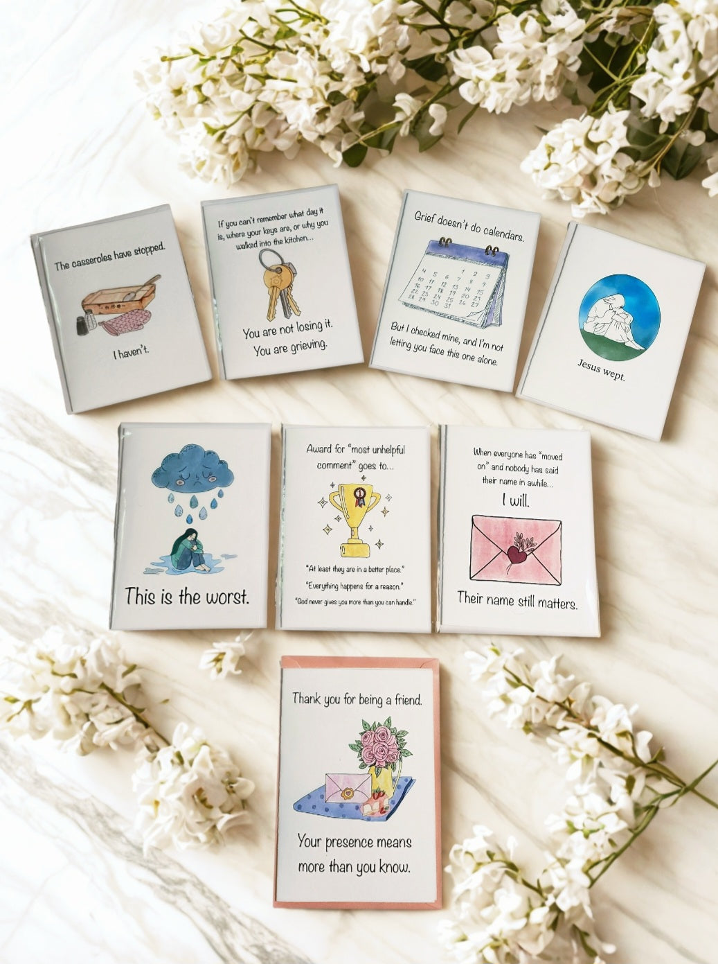 Melted Not Broken Grief Support Card Bundle